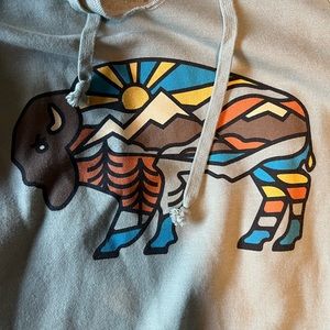Colorado brand bison hoodie